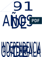 191 Años de Independencia de Centroamerica