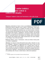 SARTORI, Vitor. 'Diálogos' Entre Lukács e Pachukanis Sobre A Crítica Ao Direito PDF