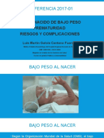  Bajo Peso Al Nacer y Prematuridad