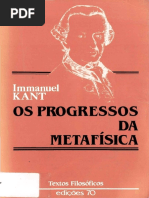 KANT, Immanuel. Os progressos da metafísica.pdf