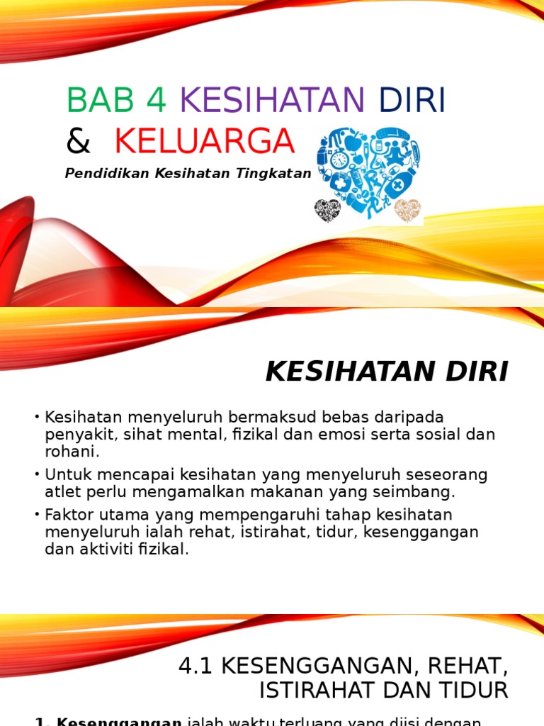 Bab 4 Kesihatan Diri & Keluarga Tingkatan 4