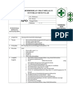 Sop Memberikan Obat Melalui Suntikan Muscular