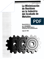 La Minimizacion de Residuos en La Industria Del Acabado de Metales PDF