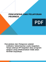 Pencatatan Dan Pelaporan Promkes