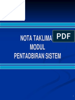 Nota Taklimat Modul Pentadbiran Sistem - 2-16 PDF