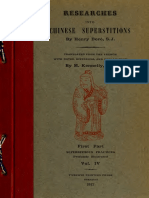 Researches Into Chinese Superstitions (Vol 4) - Henry Dore