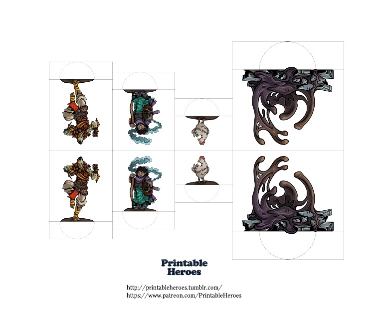 PrintableHeroes April2016 Free | PDF