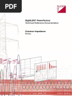 DIgSILENT TechRef Common Impedance