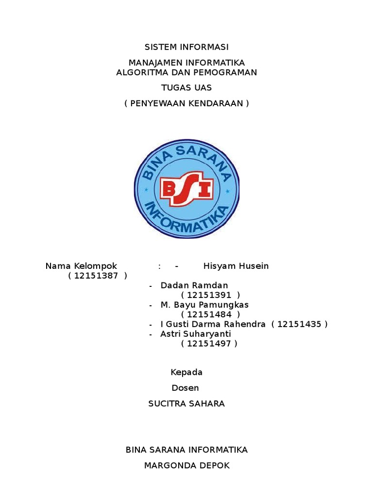 Semester 1 Makalah Uas Cover Dan Kata Pengantar