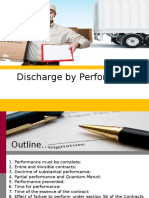 Discharge by Performance