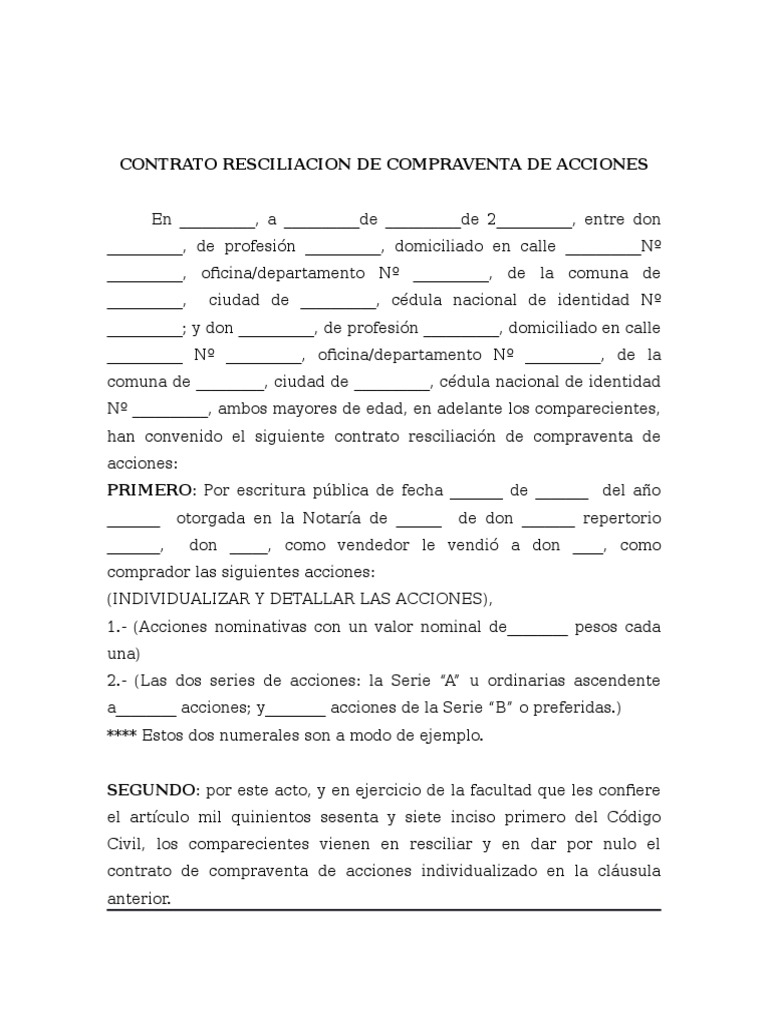 Contrato Resciliacion | PDF | Gobierno