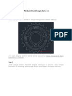 Membuat Gear Dengan Autocad