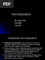 Jason Park Normalization