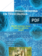 Metahemoglobinemia en Toxicología