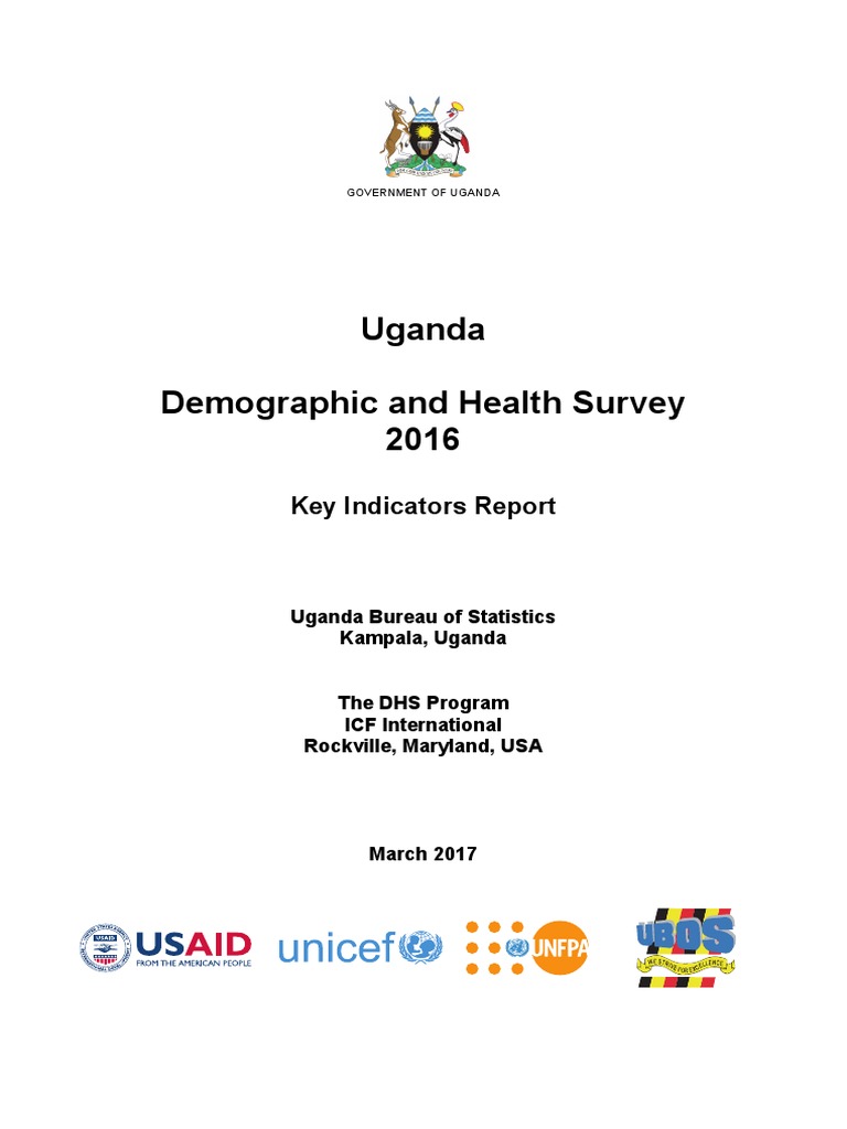 Uganda Demographic and Health Survey 2016 Key Indicator Report PDF