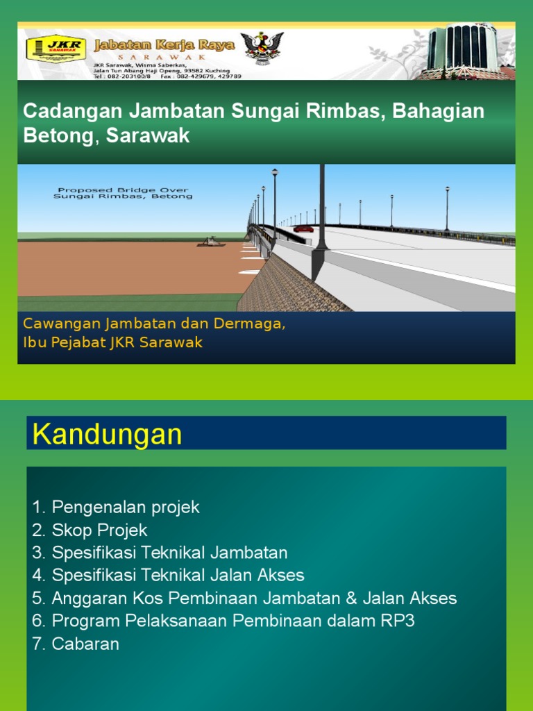 Cadangan Jambatan Sg. Rimbas, Pusa | PDF | Ilmu Sosial