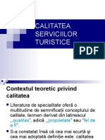 Calitatea Serviciilor de Cazare