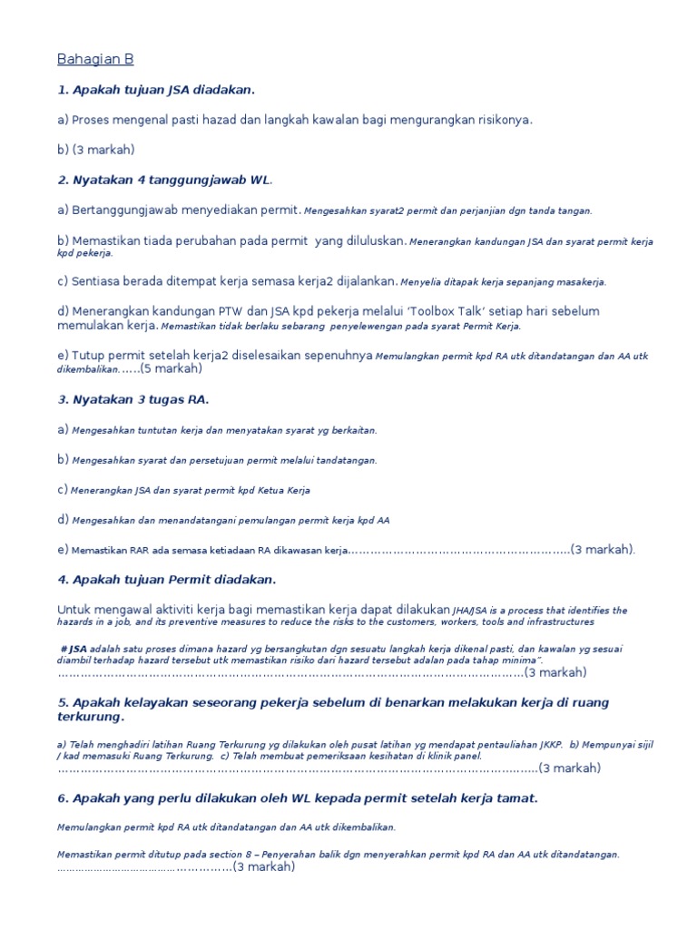 PTW Questions and Answers | PDF