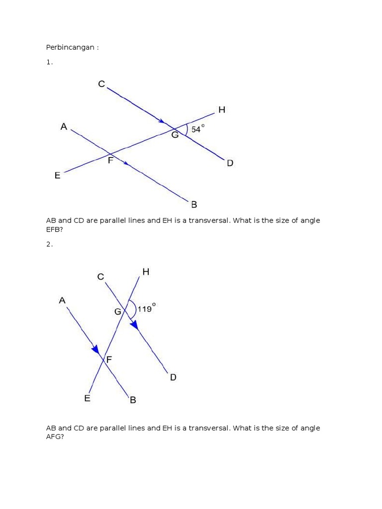 Geometri Angle (Question) | PDF | Language Arts & Discipline | Science ...