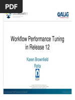 Workflow Performance Configuration in 12th Release