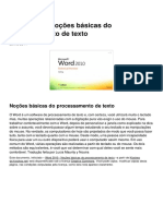 Noções Básicas - Word 2010