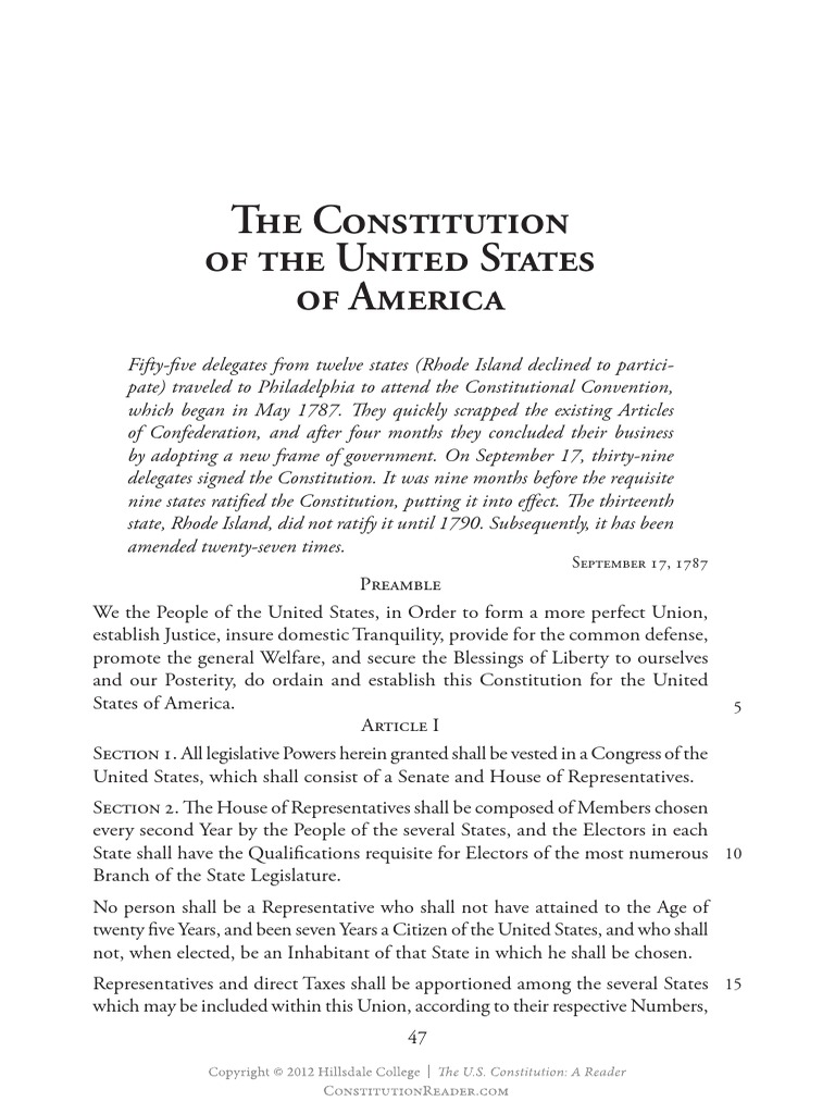 Introductory statement to the constitution picture