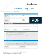 Young Scholars Award Entry Form