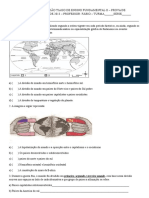 Prova Geografia Mundial Guerra Fria