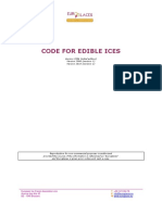 Code for Edible Ices Version 2013