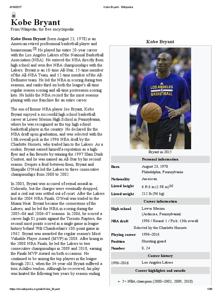 Kobe Bryant - Wikipedia