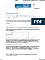 Survival Analysis in Clinical Trials