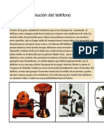 Historia y evolución del teléfono en