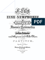Franz Liszt - Dante Symphony - Score