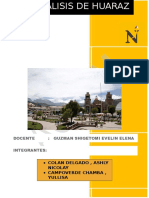 Análisis ambiental de Huaraz