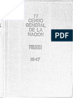 Censo General de La Nación, Argentina, 1947