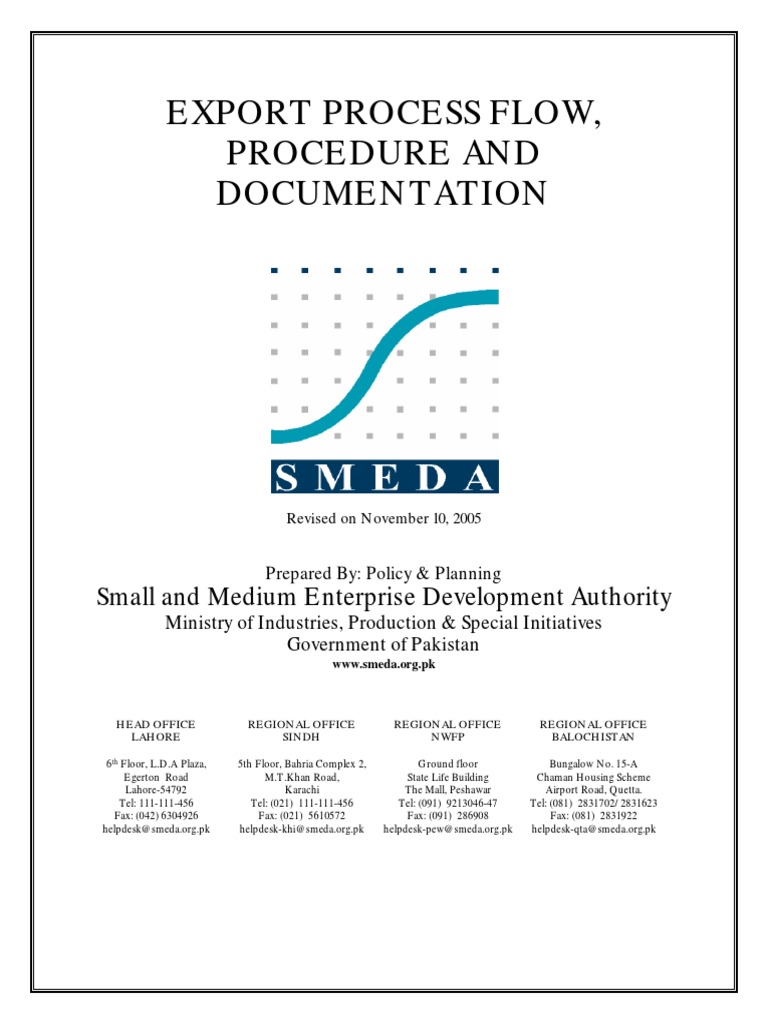 Export Process Flow, Procedure PDF | PDF | Letter Of Credit | Trade