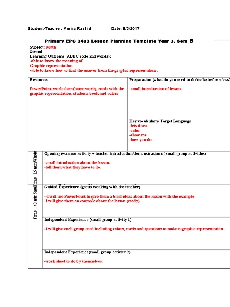 Engaging Math Lesson Plan for Grade 2 | PDF