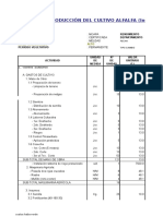 COSTOs Alfalfa 2013 Riego Presurizado