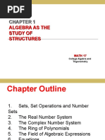 1.1 Sets, Set Operations and Number Sets