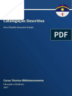 Caderno BIB(Catalogação Descritiva 2017.1)