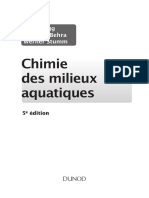 Chimie Des Milieux Aquatiques