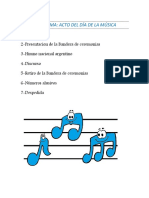 Programa Del Dia de La Musica