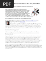 Measuring Performance in Active Allocation Amongst Multiple Benchmarks