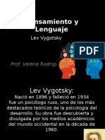 Vygotsky - Pensamiento y Lenguaje