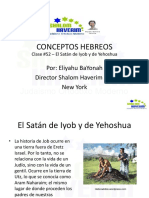 Conceptos Hebreos 52 - El Satan de Yob y de Yehoshuah