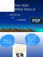 l1 - Definition of Thinking