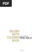 Golden Ratio Coloring Book by Rafael Araujo