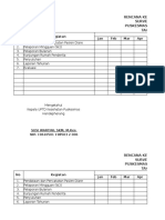 Rencana Kegiatan Program Survelans Diare Tahunan