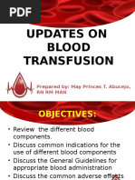 Blood Transfusion Overview for Students | PDF | Blood Transfusion | Blood