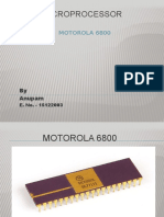 Microprocessor: Motorola 6800